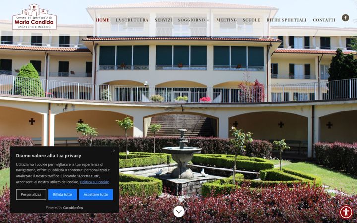 Screenshot of centromariacandida.it