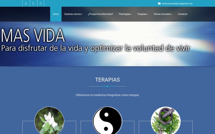 Screenshot of centromasvida.es