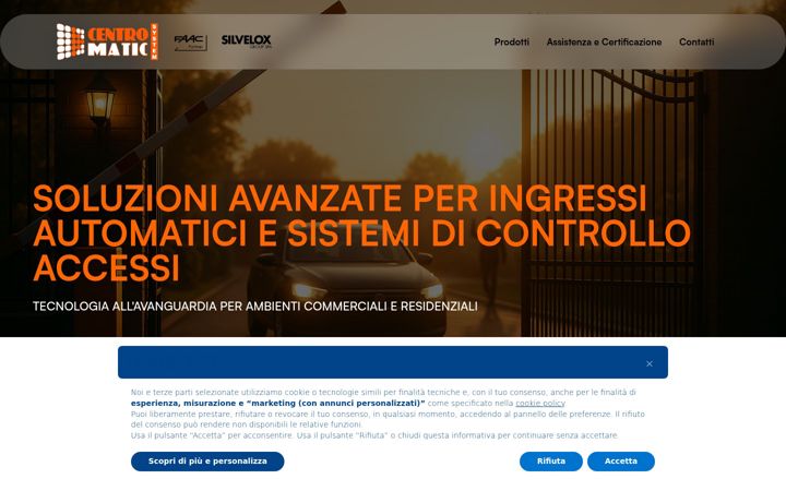 Ekrano kopija centromaticsystem.it