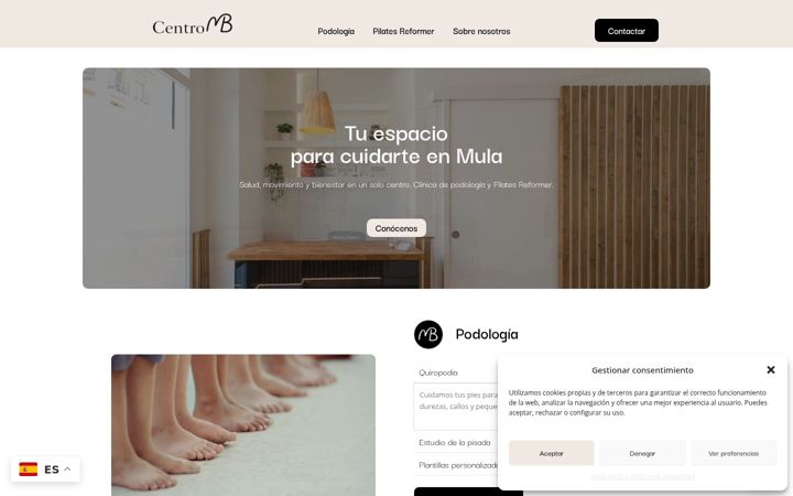 Screenshot of centromb.com