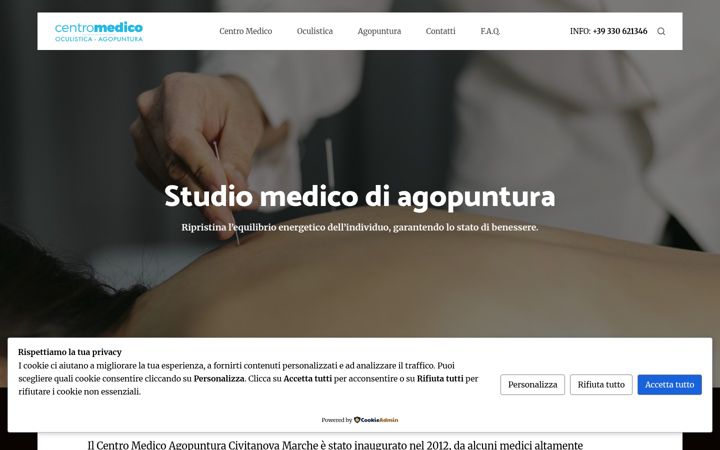 Screenshot of centromedicoalbasalute.it