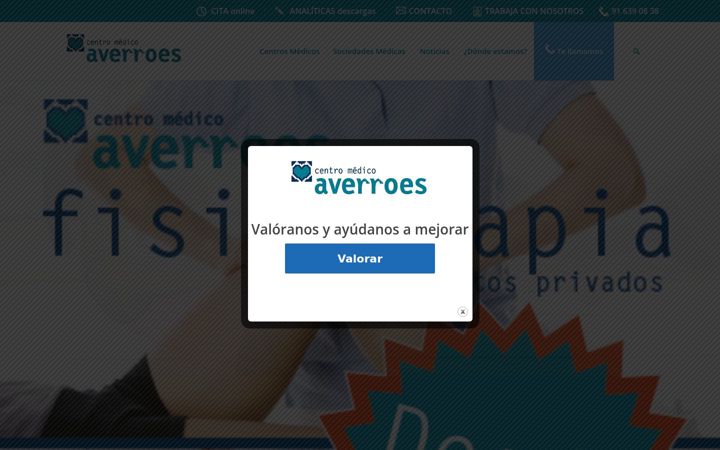 Screenshot of centromedicoaverroes.com