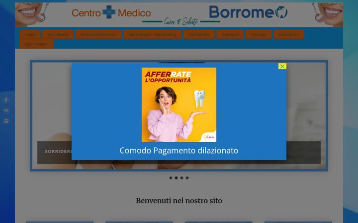 Screenshot of centromedicoborromeo.it