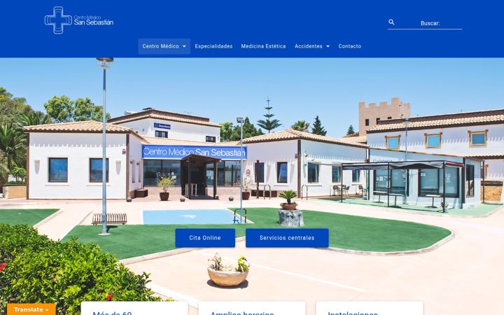 Screenshot of centromedicoconil.com