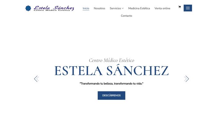 Screenshot of centromedicoesteticoestelasanchez.es