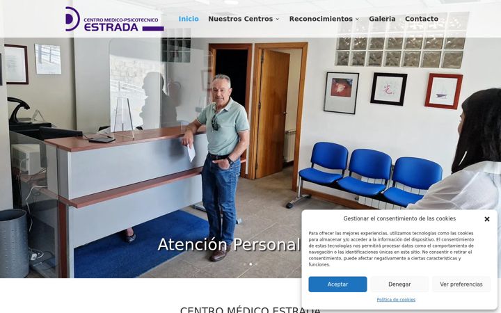 Screenshot of centromedicoestrada.es