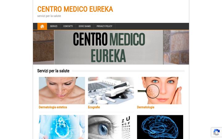 Screenshot of centromedicoeureka.it