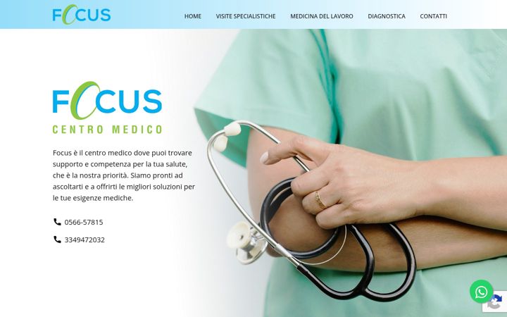 Screenshot of centromedicofocus.it