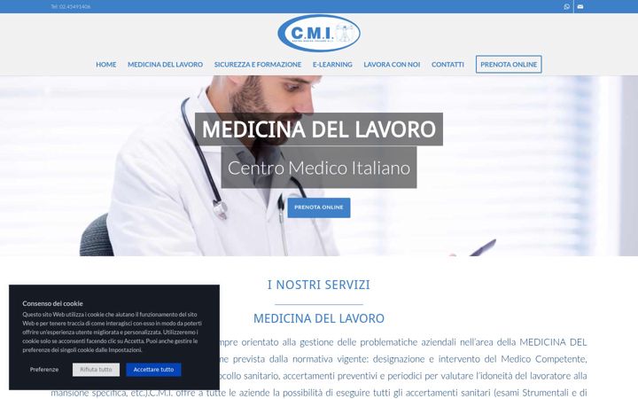 Screenshot of centromedicoitaliano.it