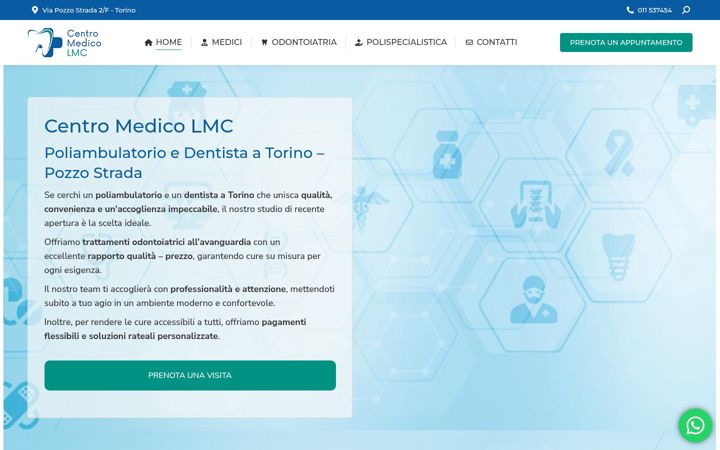 Screenshot of centromedicolmc.it