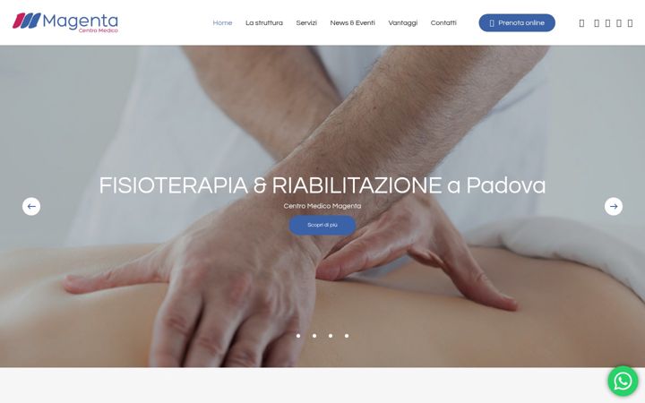 Screenshot of centromedicomagenta.it
