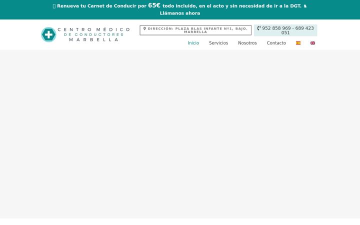 Screenshot of centromedicomarbella.com