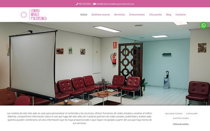 Képernyőkép: centromedicopsicotecnico.es