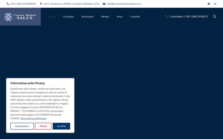 Screenshot of centromedicosalus.com