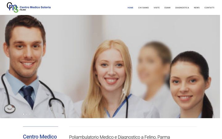 Screenshot of centromedicosoteria.it