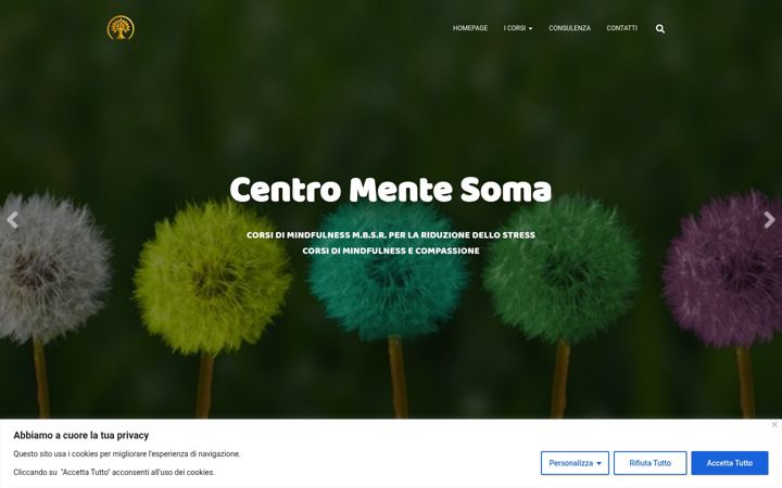 Screenshot of centromentesoma.it