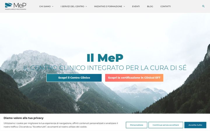 Screenshot of centromep.it