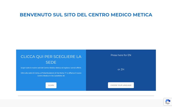Screenshot of centrometica.it