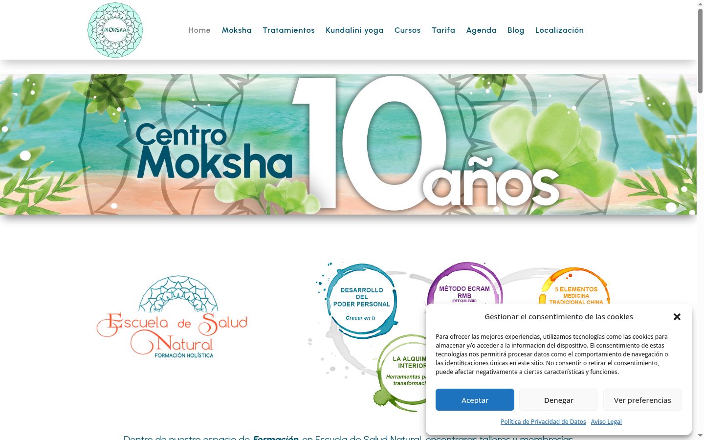 Screenshot tal-banner tal-kunsens muri qabel kwalunkwe interazzjoni