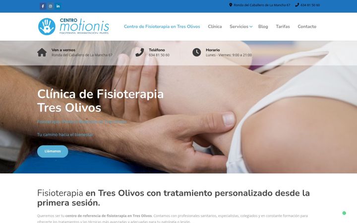 Screenshot of centromotionis.com