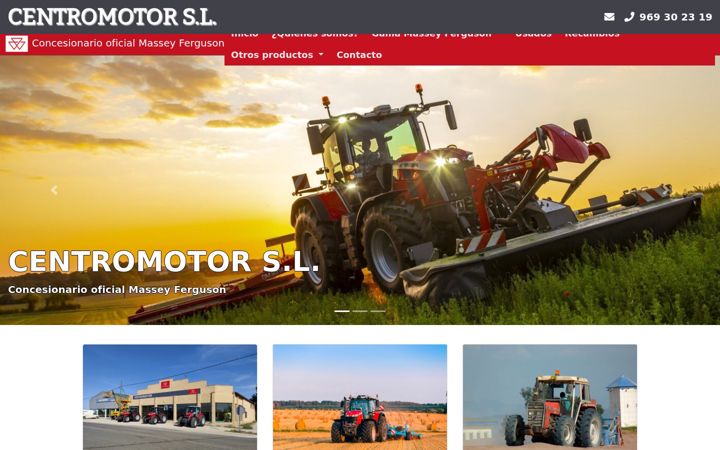 Screenshot of centromotorsl.com