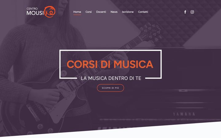 Screenshot of centromousike.com