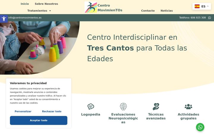 Screenshot of centromovimientos.es