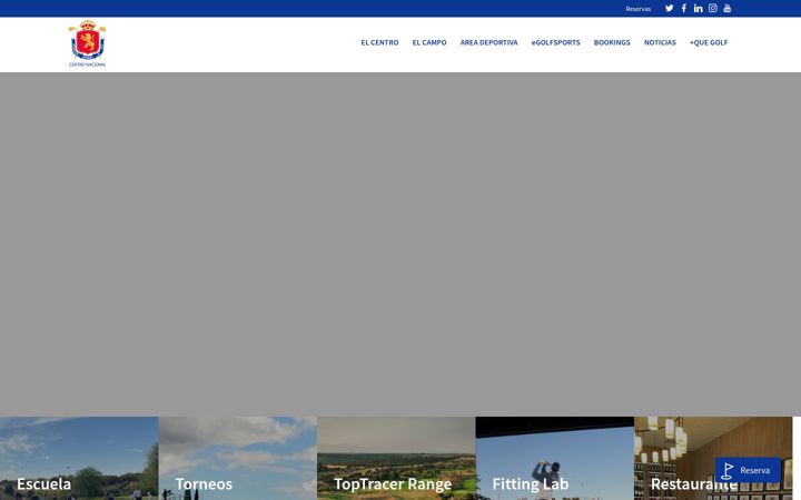 Screenshot of centronacionalgolf.com
