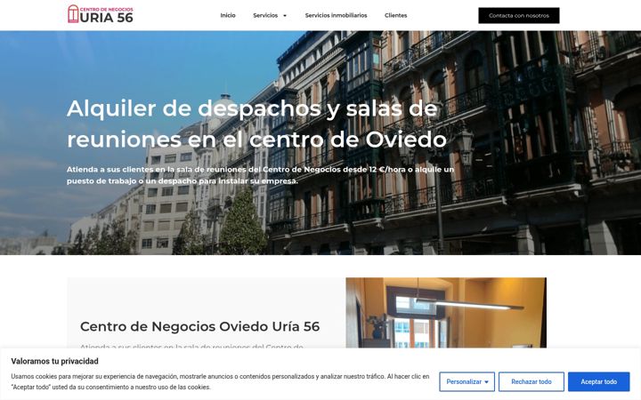 Screenshot of centronegociosuria56.com
