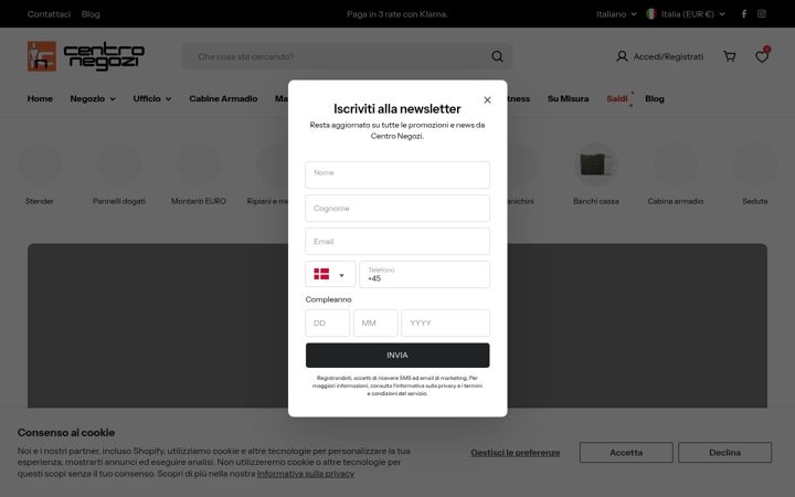 Screenshot di centronegozi.it