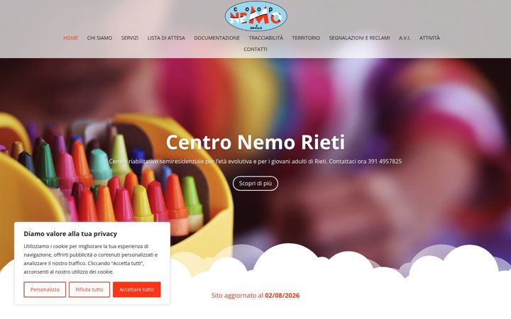 Screenshot of centronemorieti.it