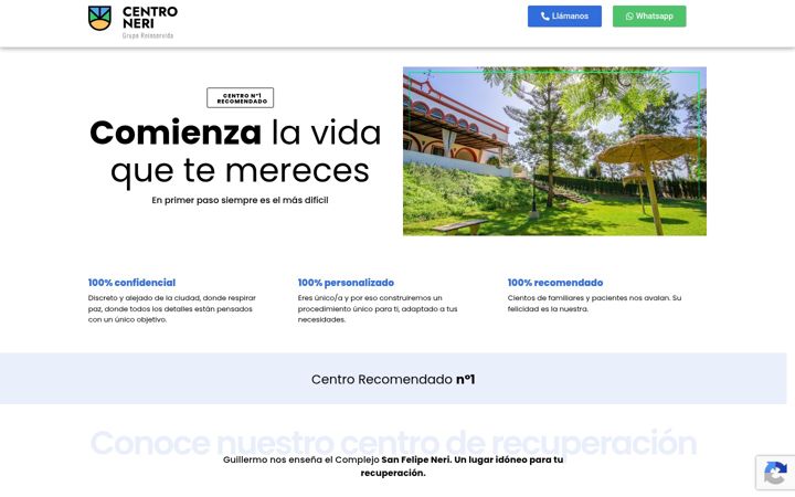 Screenshot of centroneri.es