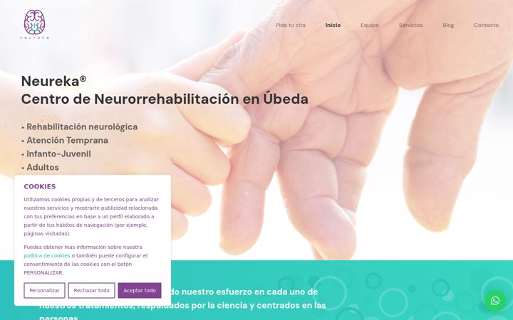 Screenshot of centroneureka.es