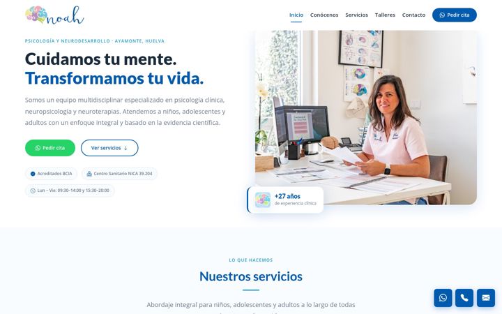Screenshot of centronoah.es