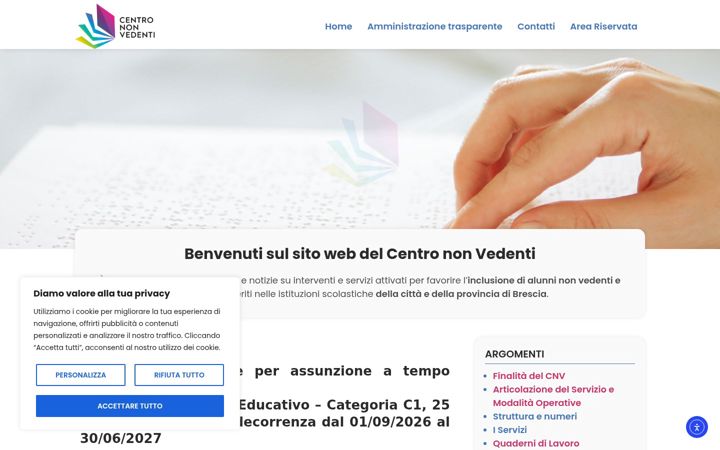 Screenshot of centrononvedenti.it