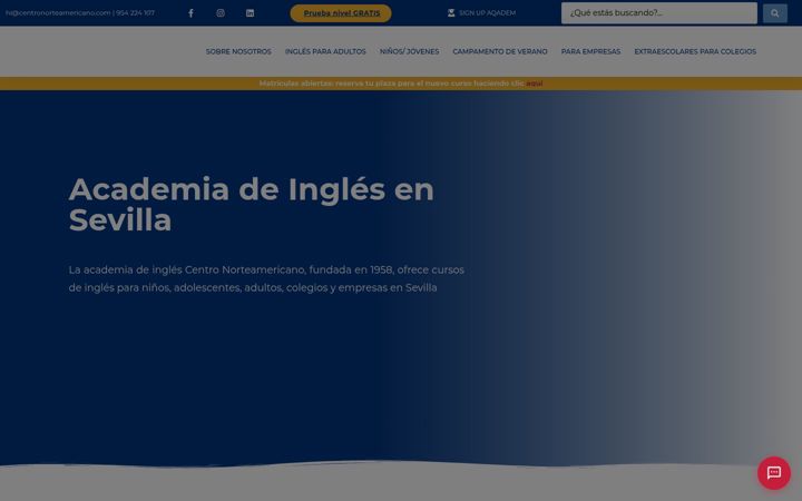 Screenshot of centronorteamericano.com