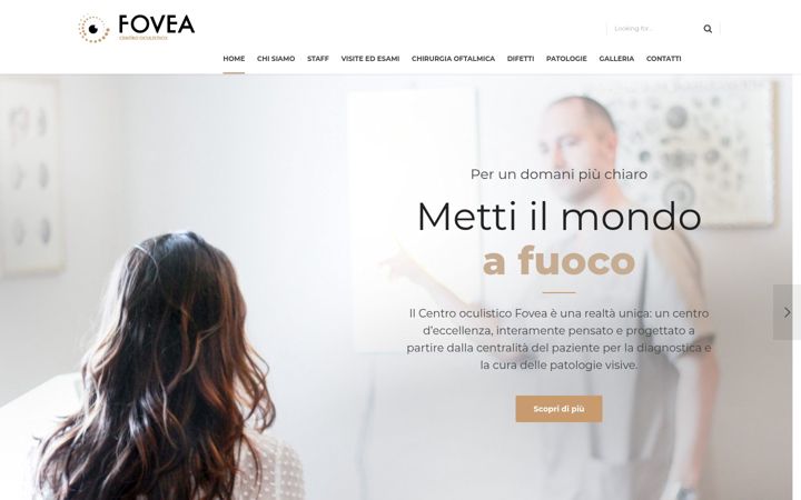 Screenshot of centrooculisticofovea.it