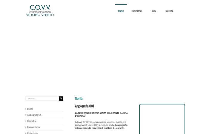 Screenshot of centrooculisticovittorioveneto.it
