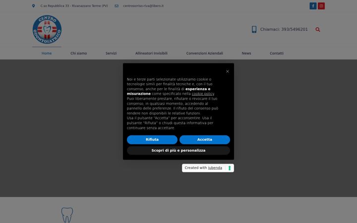 Screenshot of centroodontoiatricosorriso.it