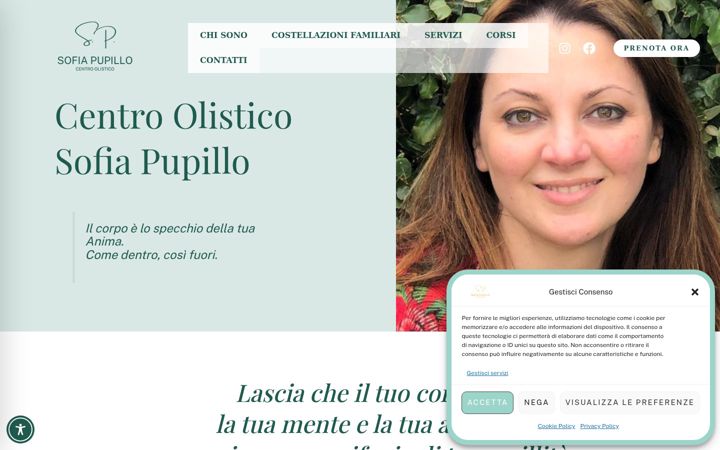 Screenshot of centroolisticosofiapupillo.it