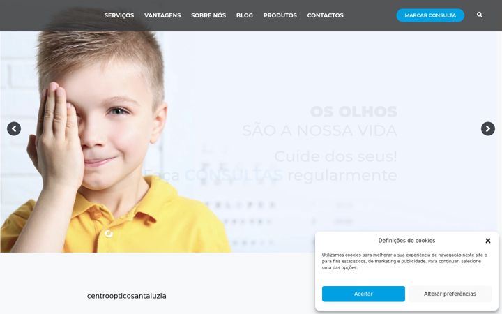 Captura de ecrã de centroopticosantaluzia.pt