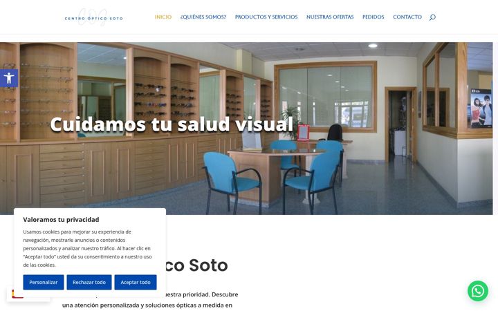 Screenshot of centroopticosoto.es