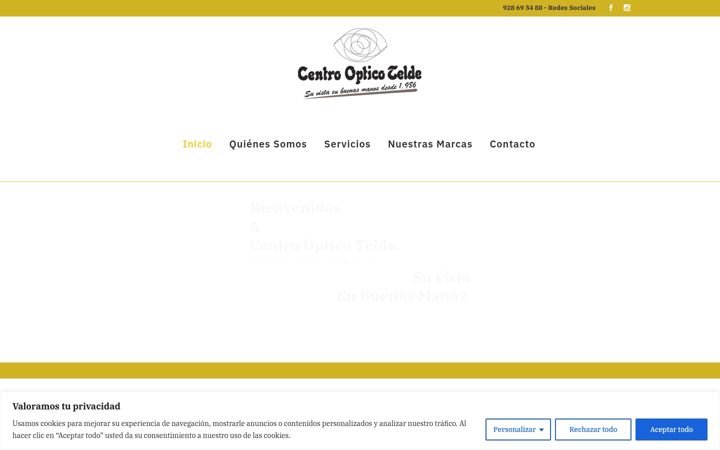 Screenshot of centroopticotelde.com
