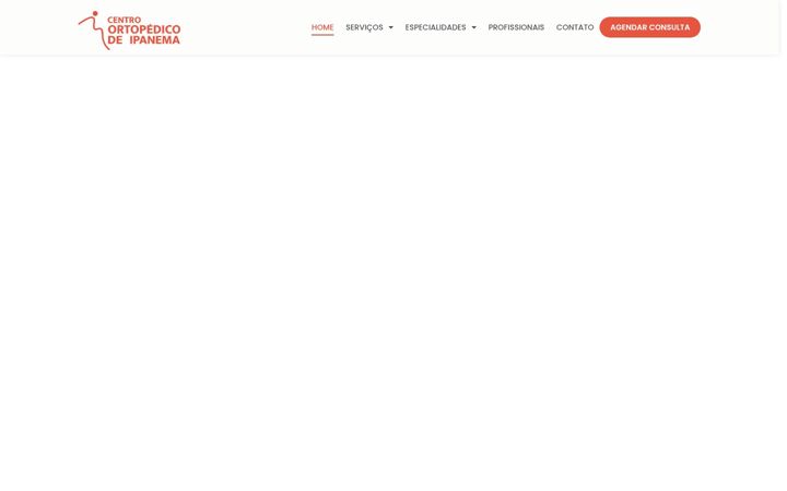 Screenshot stránky centroortopedicodeipanema.com.br