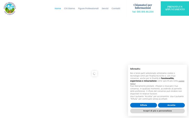 Screenshot of centroortopedicosangiovanni.it