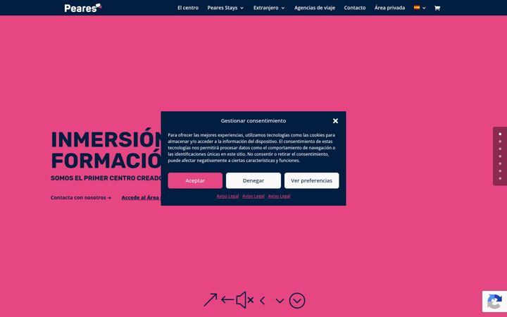 Screenshot of centropeares.es
