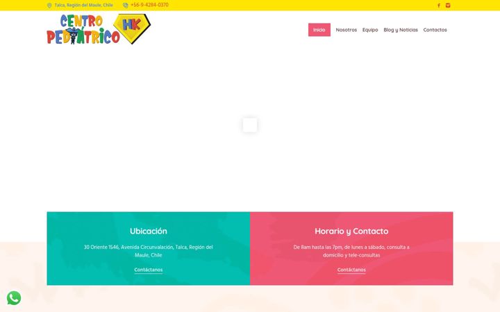 Screenshot of centropediatricohk.com