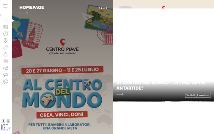 Captura de pantalla de centropiave.com