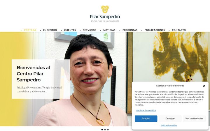Screenshot of centropilarsampedro.es