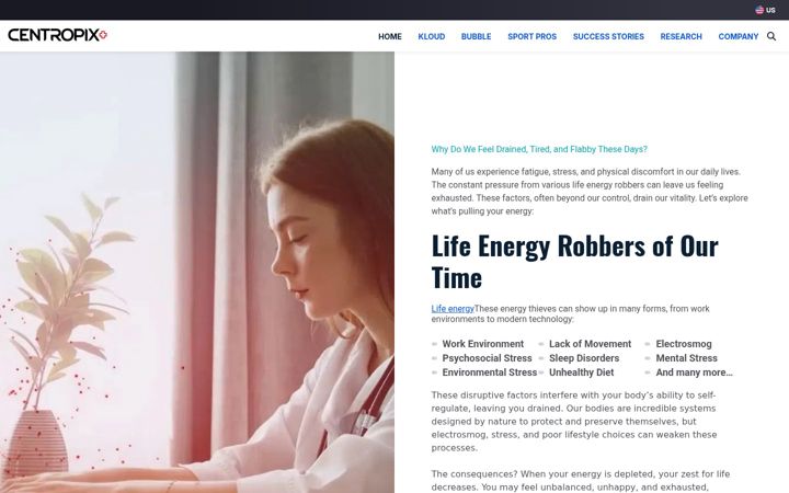 Screenshot of centropix.com